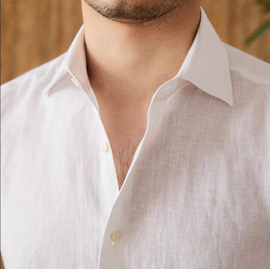 Cannes 120 Lea Premium Linen Shirt – Italian Vega®