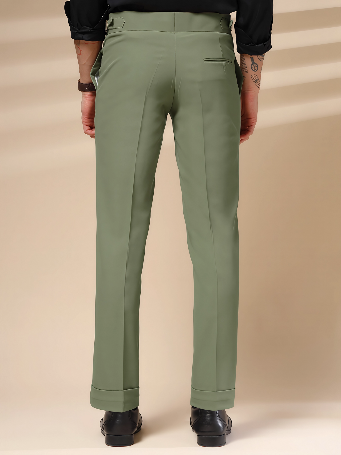 Pebble Signature Buttoned Gurkha Pants by ITALIAN VEGA®
