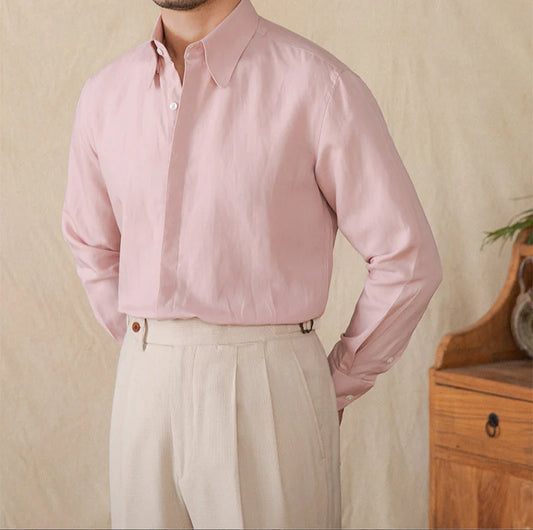 Italian Vega Milano 100% Linen Shirt