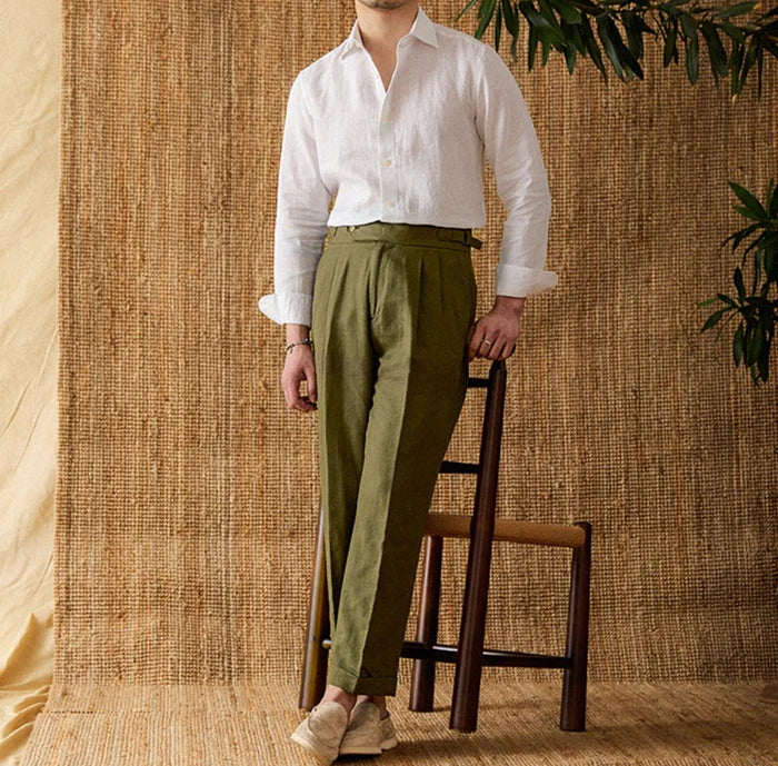 Cannes 120 Lea Premium Linen Shirt – Italian Vega®