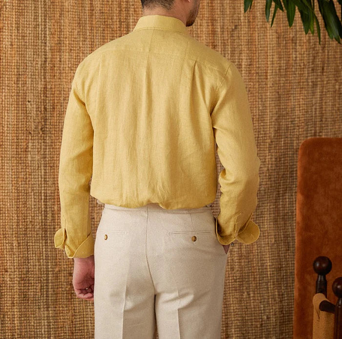 Cannes 120 Lea Premium Linen Shirt – Italian Vega®