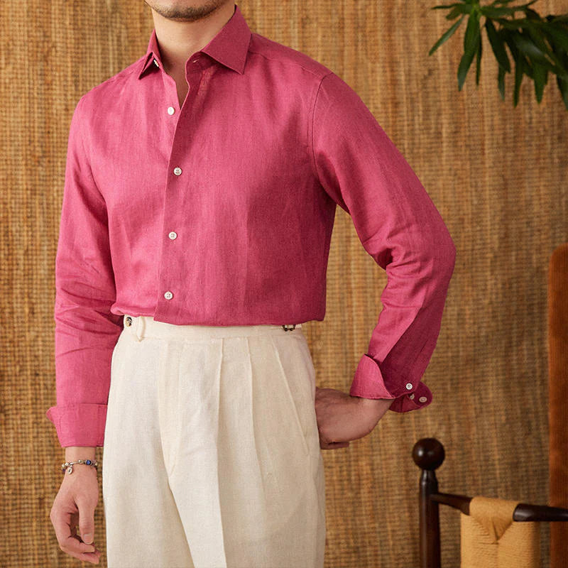 Cannes 120 Lea Premium Linen Shirt – Italian Vega®