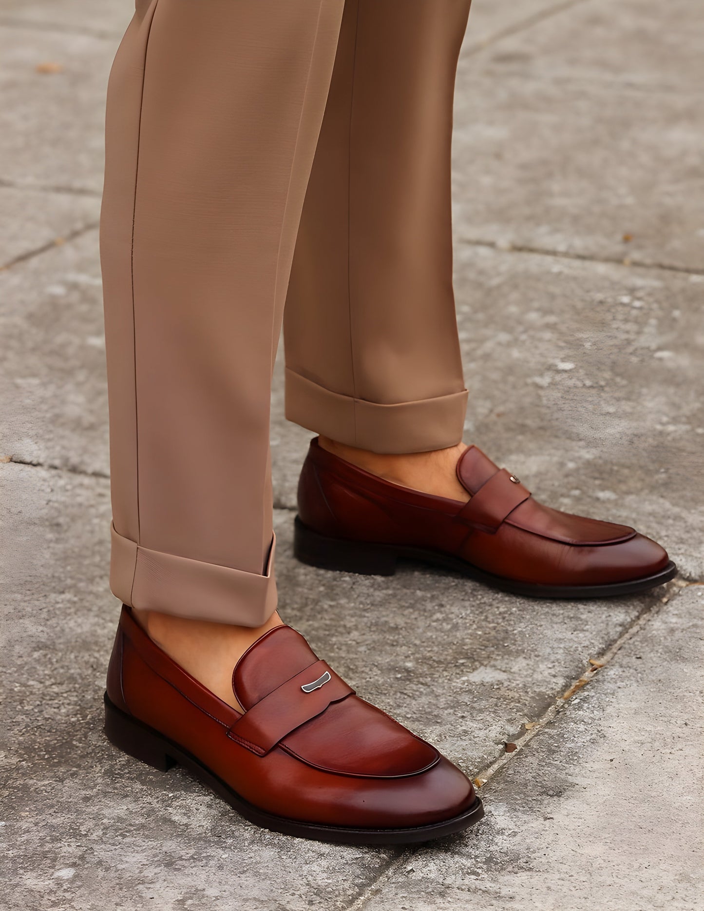 Italian Khakhi Signature Gurkha Pants by ITALIAN VEGA®