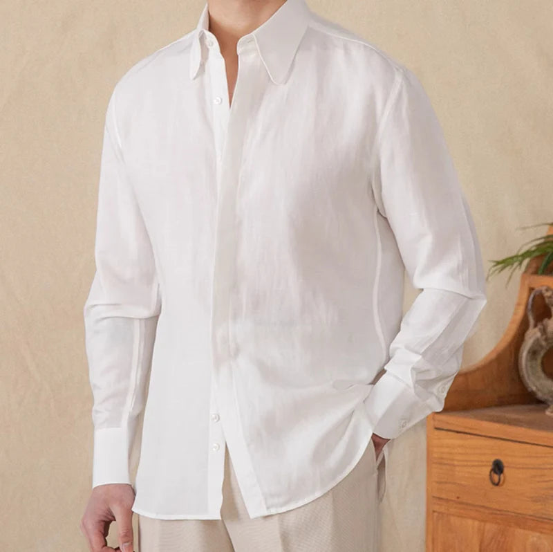 Italian Vega Milano 100% Linen Shirt