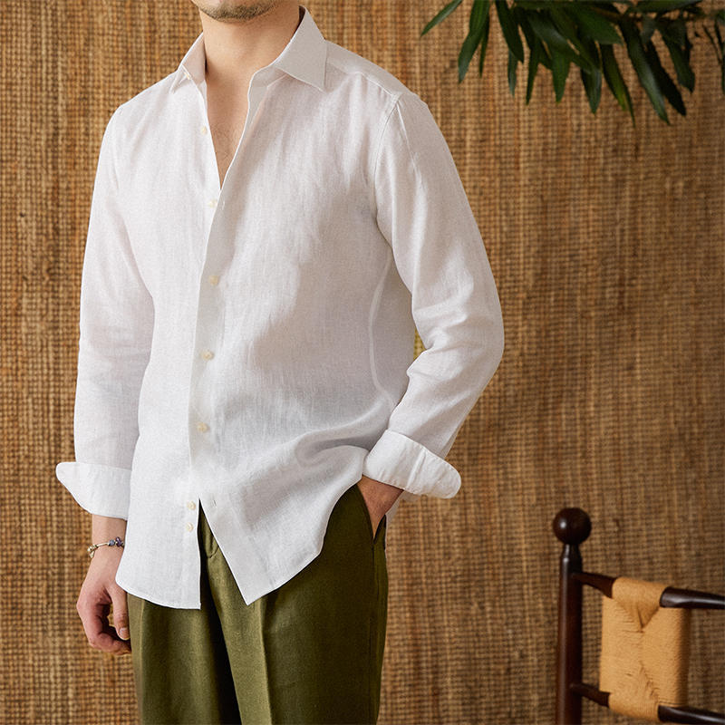 Cannes 120 Lea Premium Linen Shirt – Italian Vega®