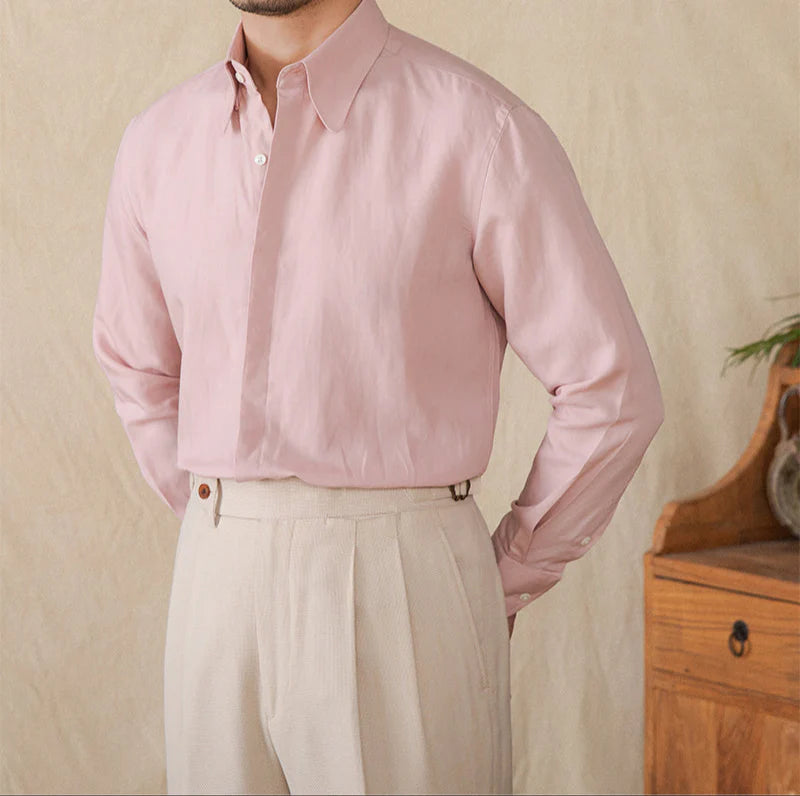 Italian Vega Milano 100% Linen Shirt